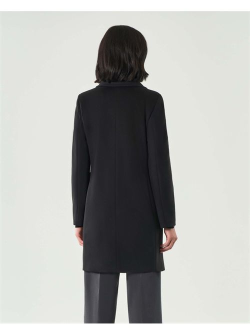 Cappotto Acerbi nero in jersey panno soft EMME MARELLA | ACERBI702/007